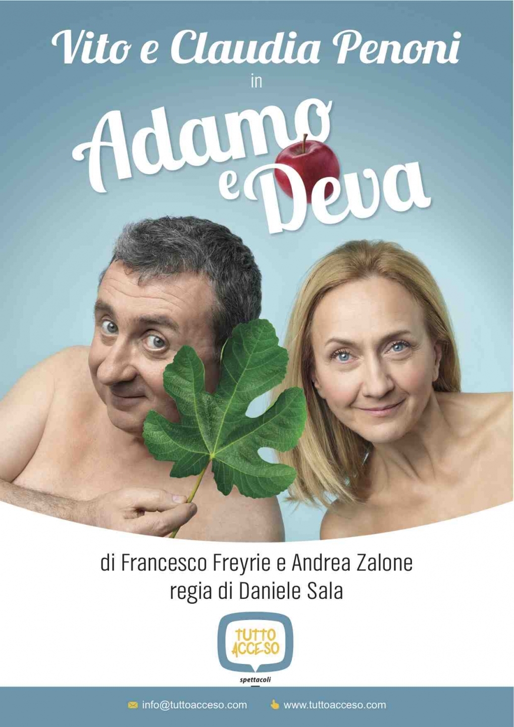 Adamo e Deva, il nuovo show teatrale di Vito e Claudia Penoni!